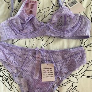 Savage X Fenty purple set